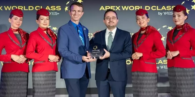 THY, 5’inci kez APEX World Class Ödülünün Sahibi Oldu